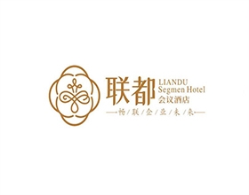 【聯都會議酒店】星級酒店LOGO設計圖片大全,酒店標志設計理念