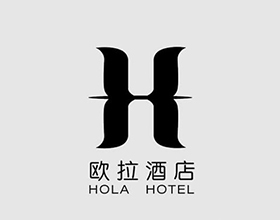 【歐拉酒店】酒店LOGO設計案例圖片欣賞，酒店LOGO設計含義